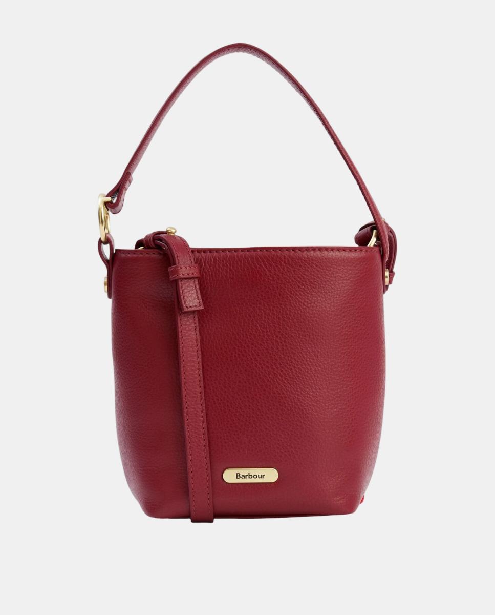 Bolso de piel - Barbour - Rojo Rojo-1