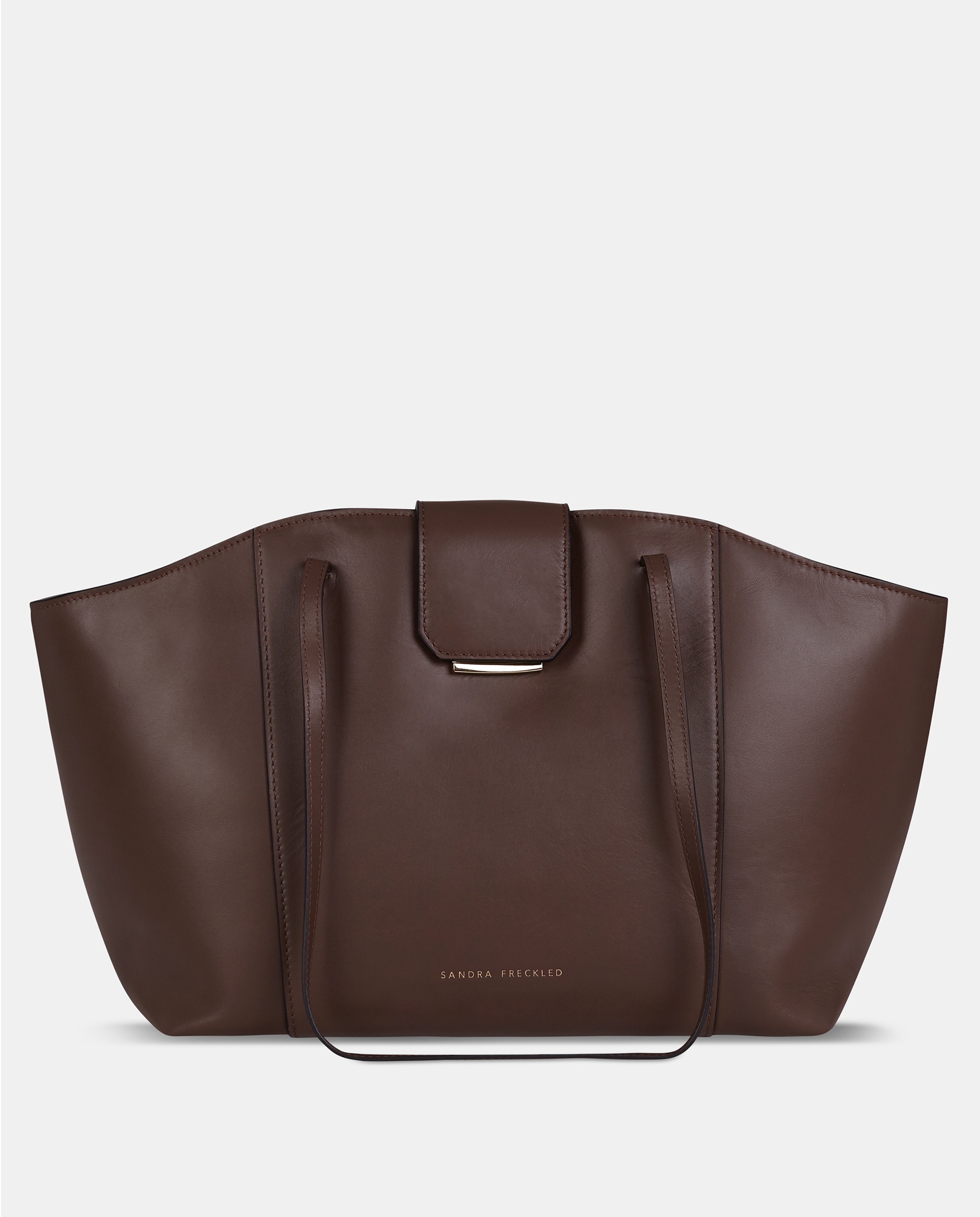 Imagem 0 de Mala Shopper Grande em Pele Lisa com Alças Compridas