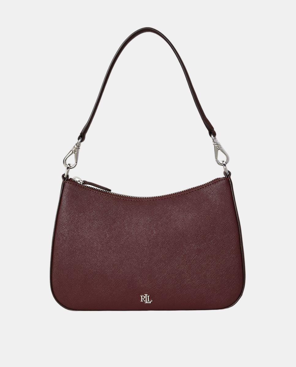 Bolso Danni mediano de piel - Lauren Ralph Lauren - Granate Granate-1