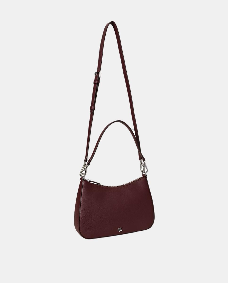 Bolso Danni mediano de piel - Lauren Ralph Lauren - Granate Granate-3