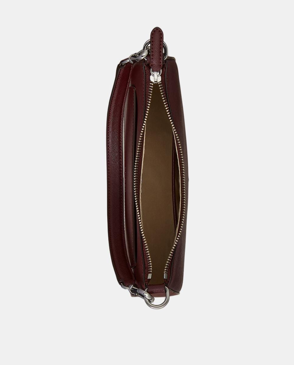 Bolso Danni mediano de piel - Lauren Ralph Lauren - Granate Granate-5