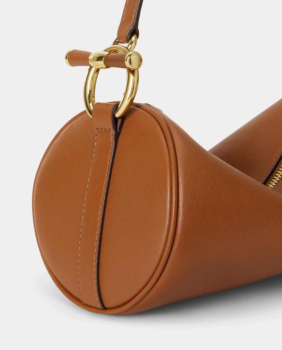 Bolso Blaike mediano de piel - Lauren Ralph Lauren - Marrón Marrón-6