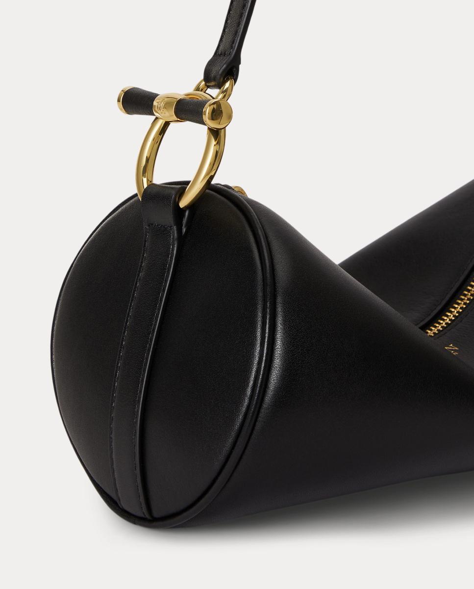 Bolso Blaike mediano de piel - Lauren Ralph Lauren - Negro Negro-6
