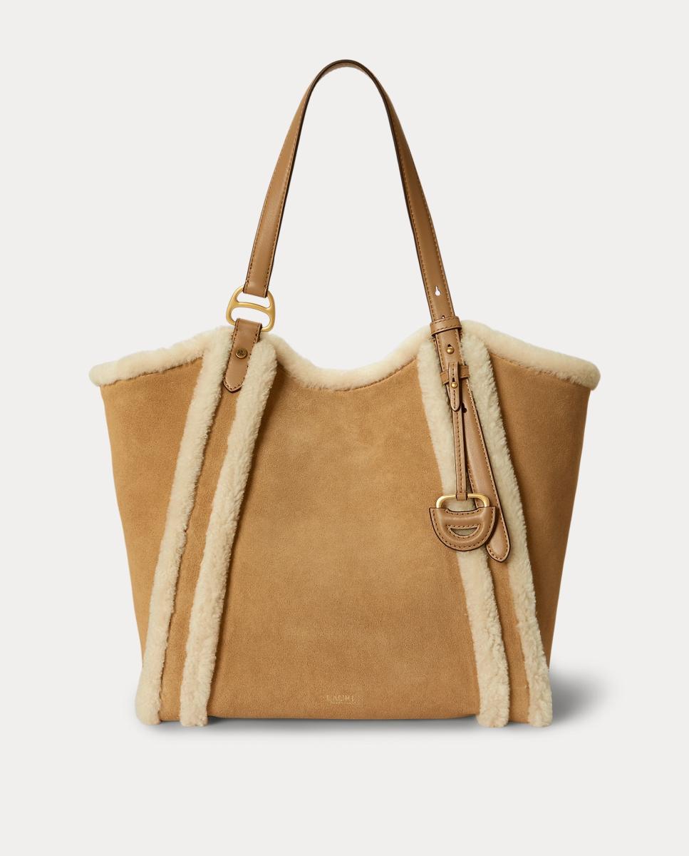 Imagen 0 de Bolso tote Tasha grande de piel Marrón