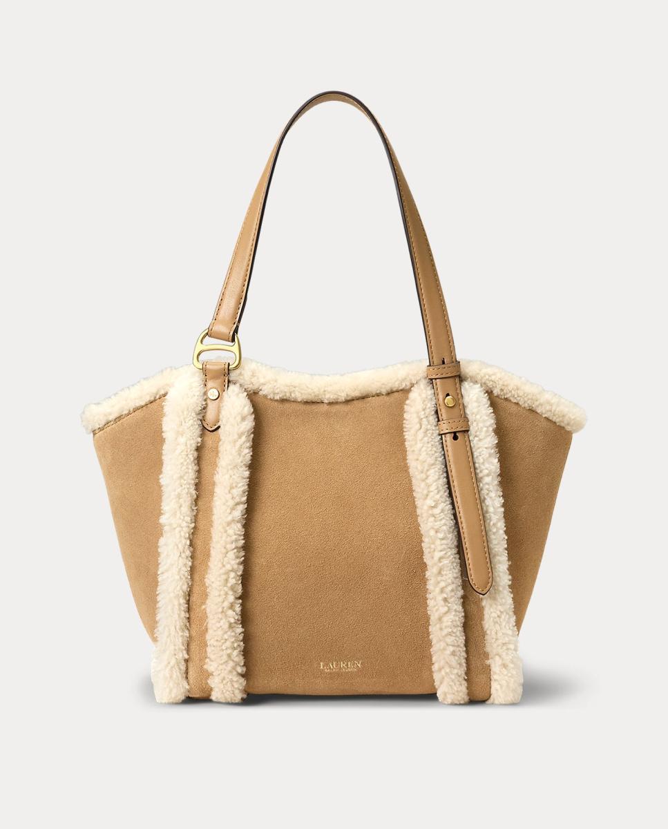 Imagen 0 de Bolso tote Tasha pequeño de piel Marrón