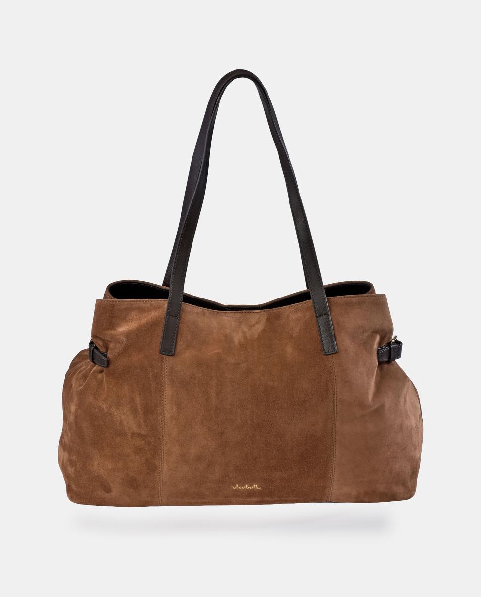 Imagem 0 de Mala Shopper em Croute e Pele Napa