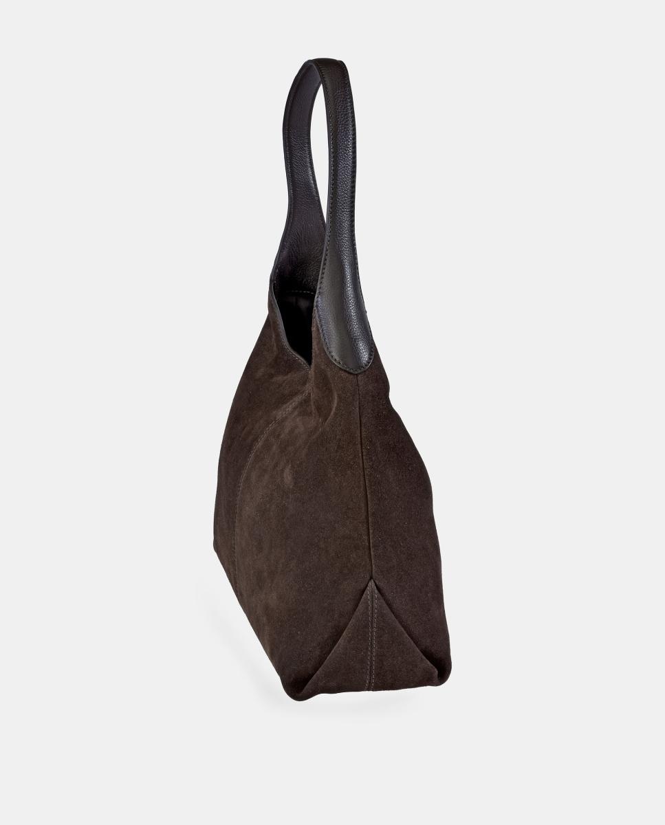 Mala Duffel em Croute e Pele Napa Castanho-3
