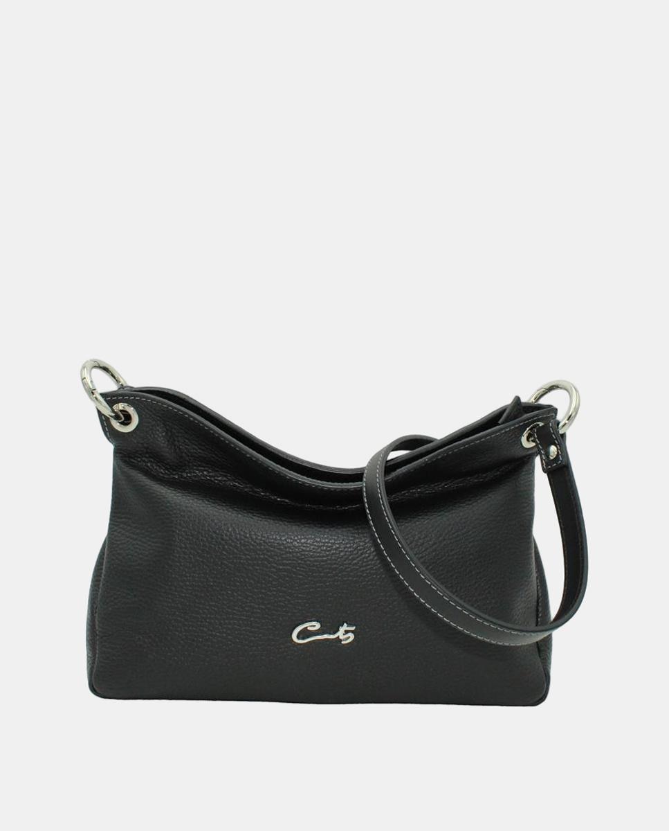Imagem 0 de Mala Crossbody em Pele Rustic com Fecho de Correr