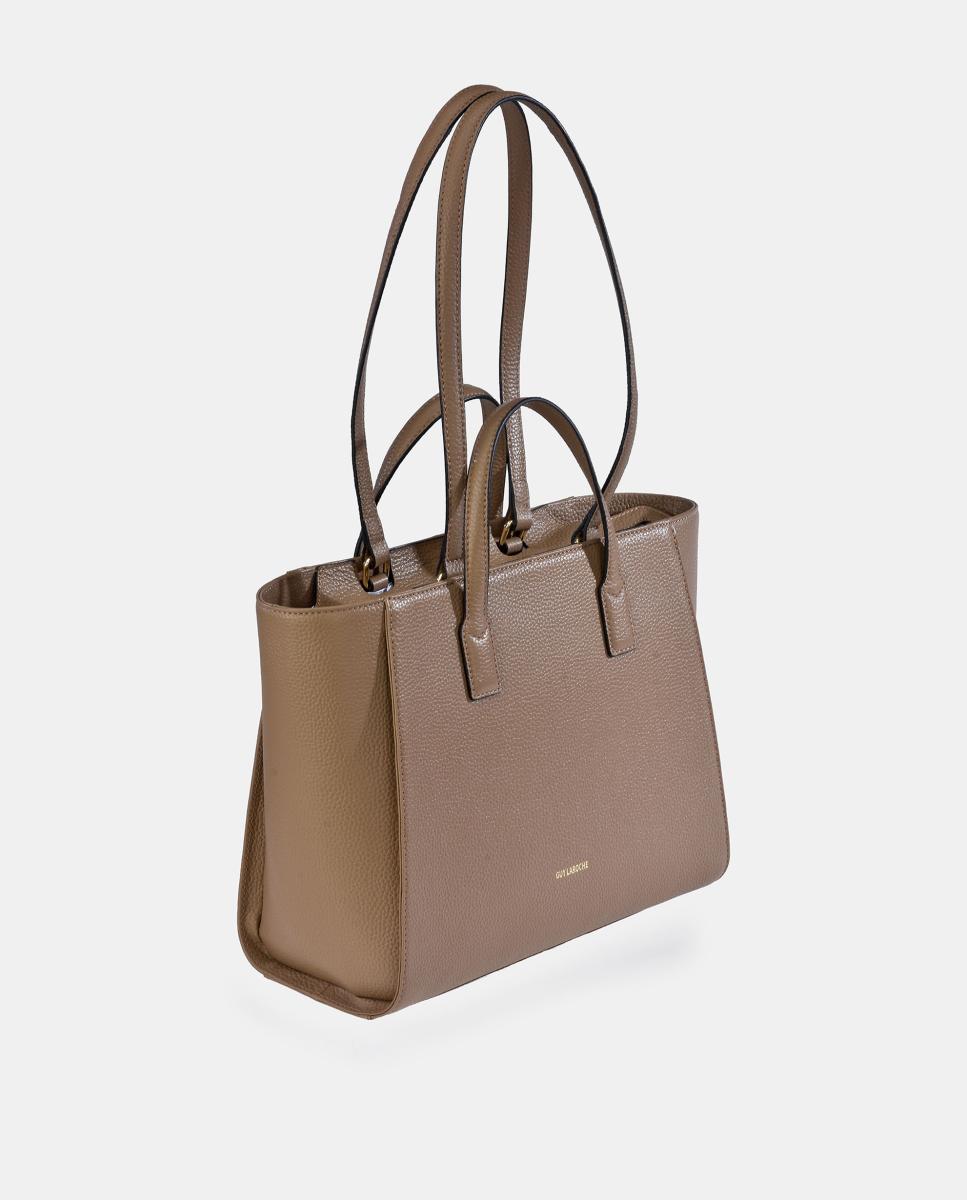 Bolso shopper Guy Laroche con dobles asas - Marrón Suave Marrón Suave-2