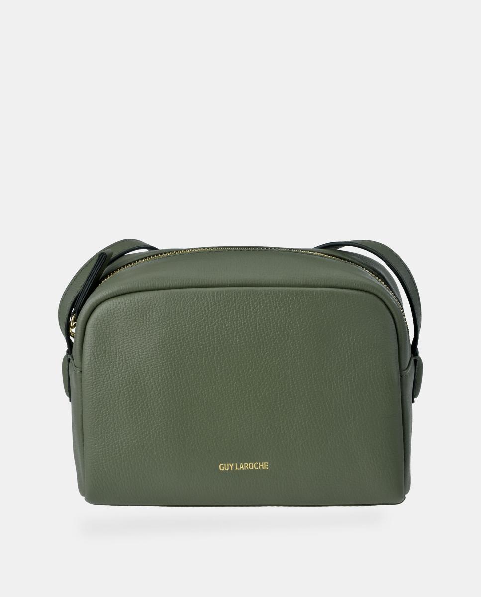 Imagem 0 de Mala Crossbody em Pele com Alça de Tiracolo e Fecho de Correr