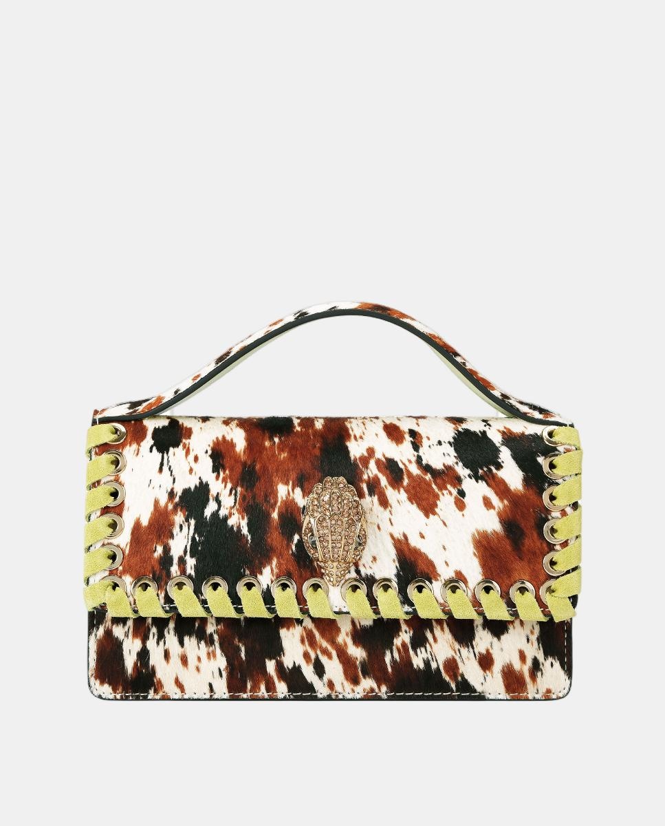 Mala a Tiracolo SM Bond Top com Detalhe de Águia e Alça Curta Multicolor-1