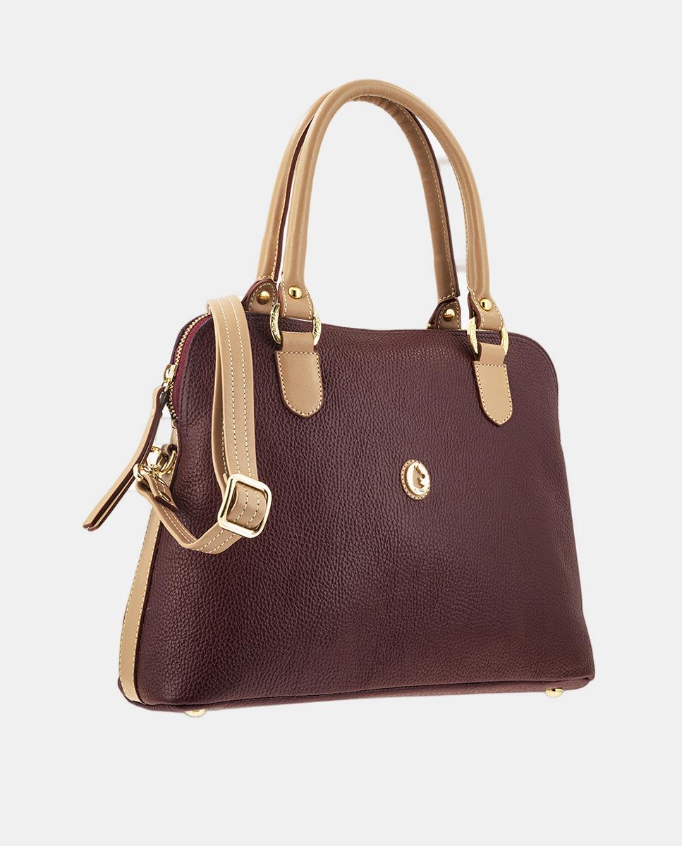 Mala de Mão Tipo Bugatti com Alça de Tiracolo Ajustável Bordeaux-2