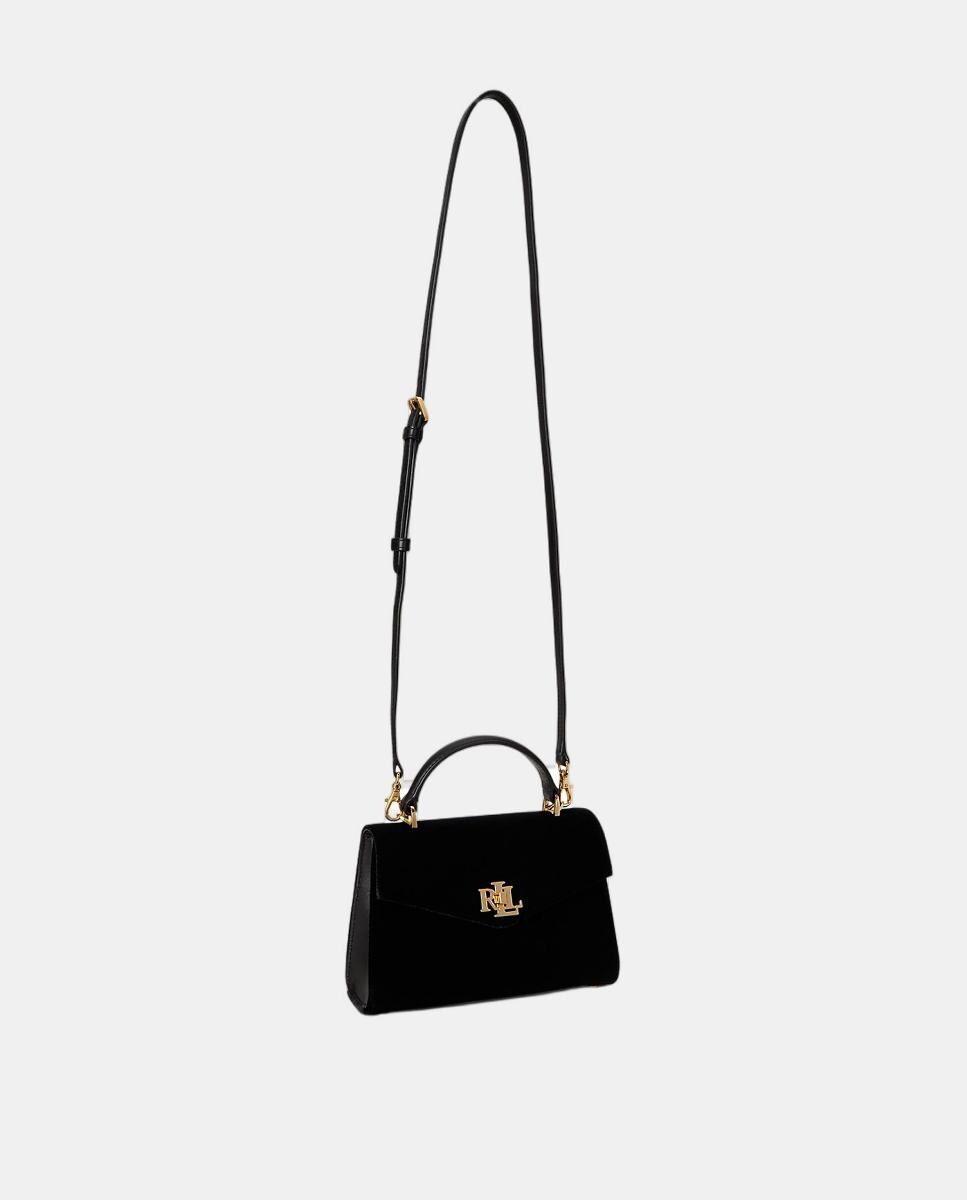 Bolso Farrah pequeño en terciopelo · Lauren Ralph Lauren · El