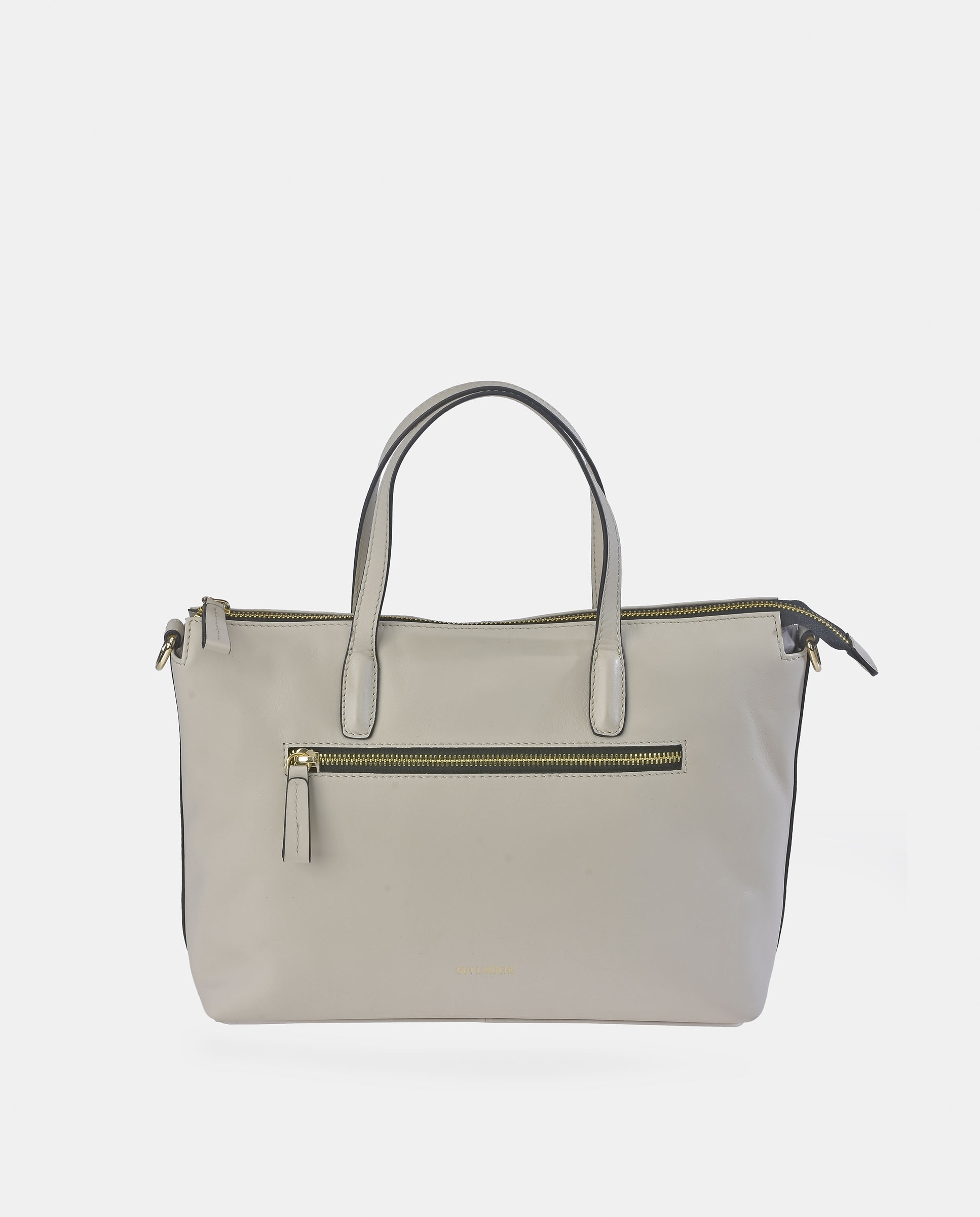 Imagem 0 de Mala Carryall em Pele com Alça Dupla e Alça de Tiracolo