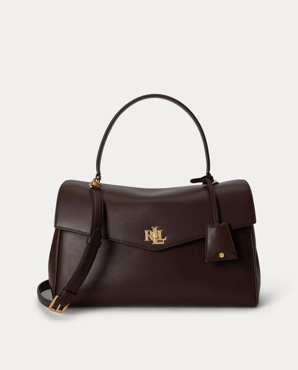 Imagem 0 de Mala Satchel Farrah Média em Pele