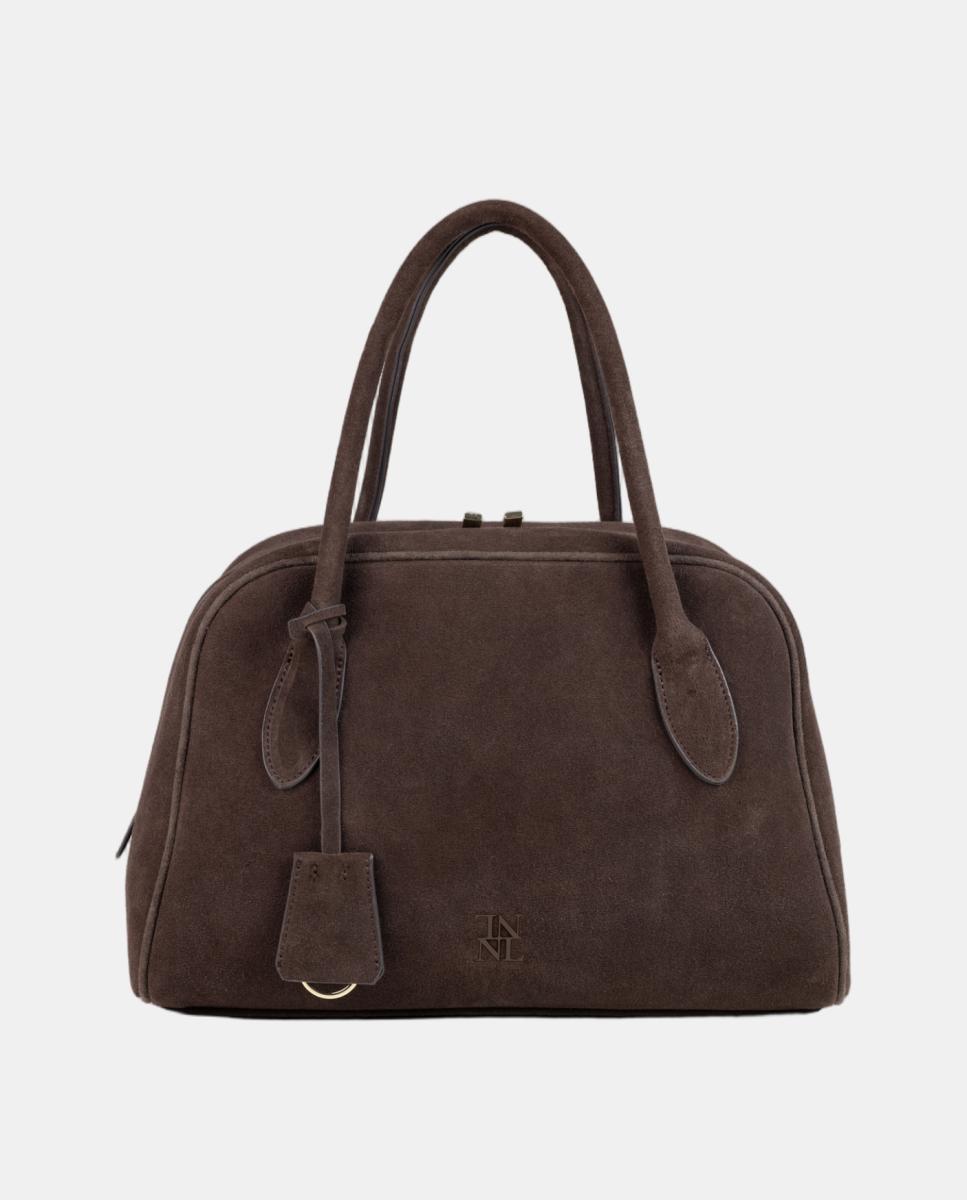 Bolso doctor bag cuadrado mediano - Naulover - Marrón Marrón-1