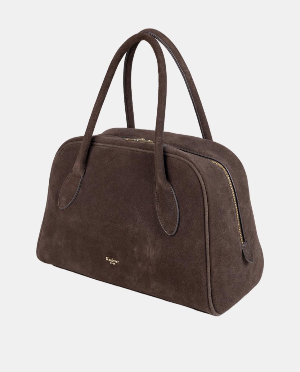 Bolso doctor bag cuadrado mediano - Naulover - Marrón Marrón-2