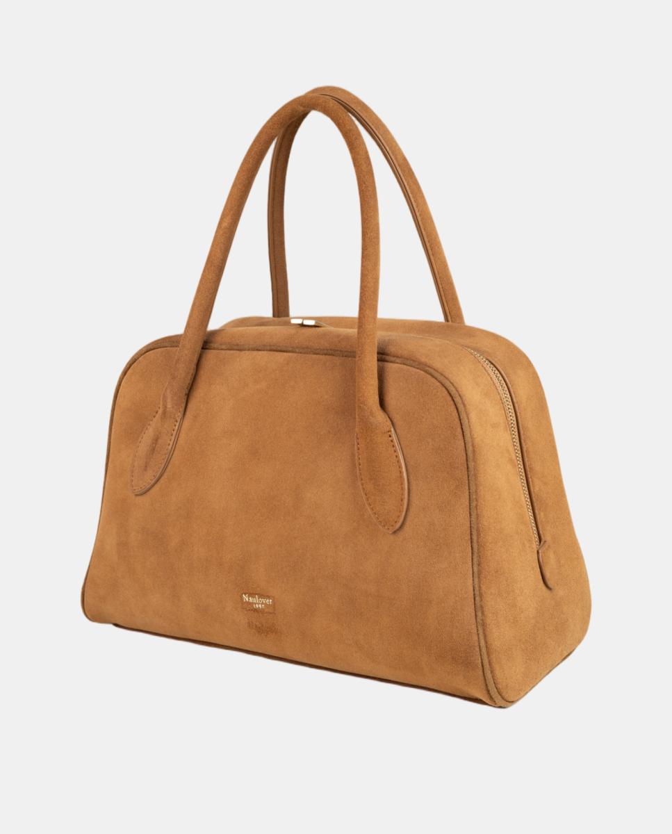 Bolso doctor bag cuadrado mediano - Naulover - Marrón claro Marrón claro-2
