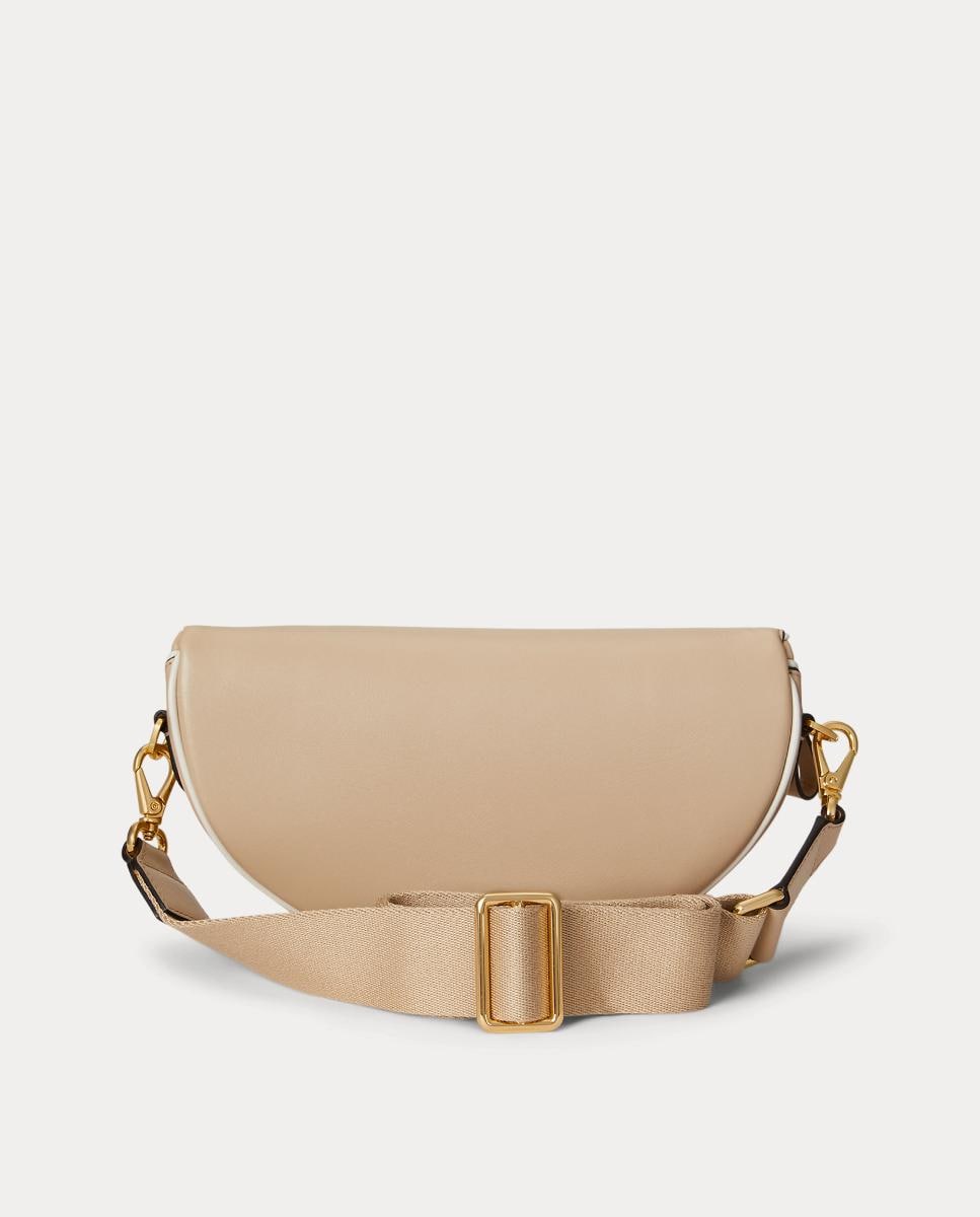 Bolsa de Cintura Marcy em Pele Bege-4