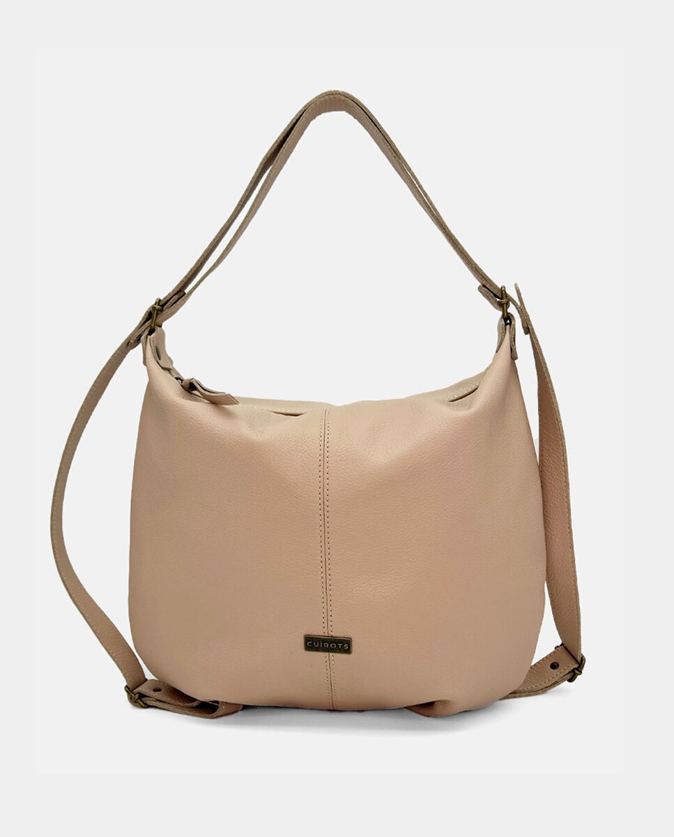 Bolso mochila mediano THELMA de piel · CUIROTS · El Corte Inglés - Main Image