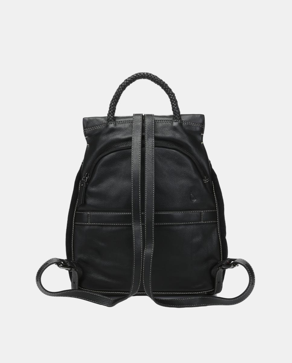 Mochila Freedom em Pele Preto-3