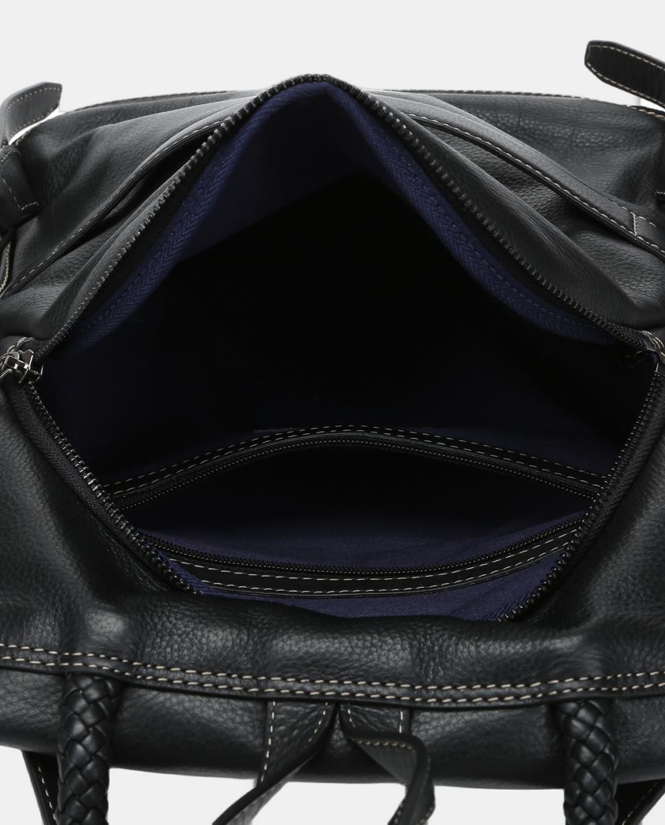 Mochila Freedom em Pele Preto-6