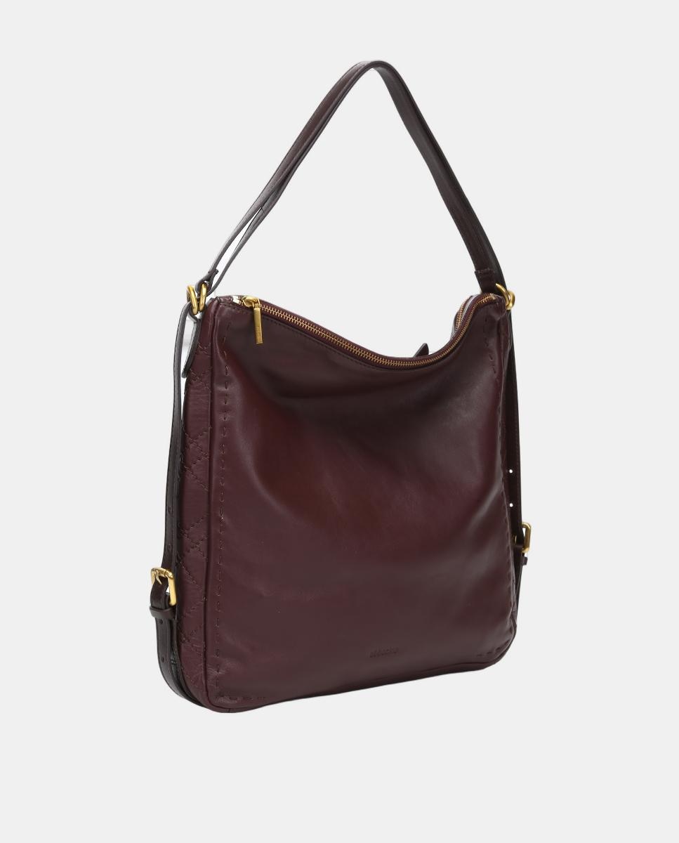 Mala Multifunções Freedom em Pele Bordeaux-2