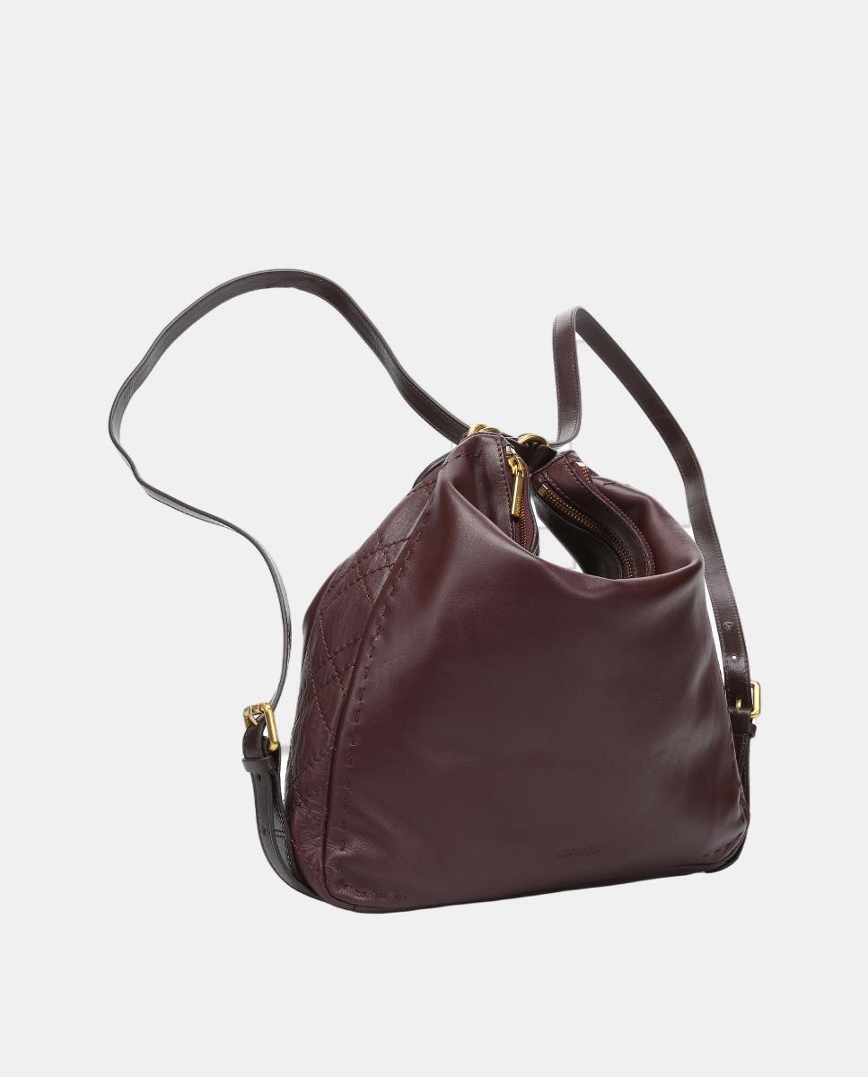 Mala Multifunções Freedom em Pele Bordeaux-4