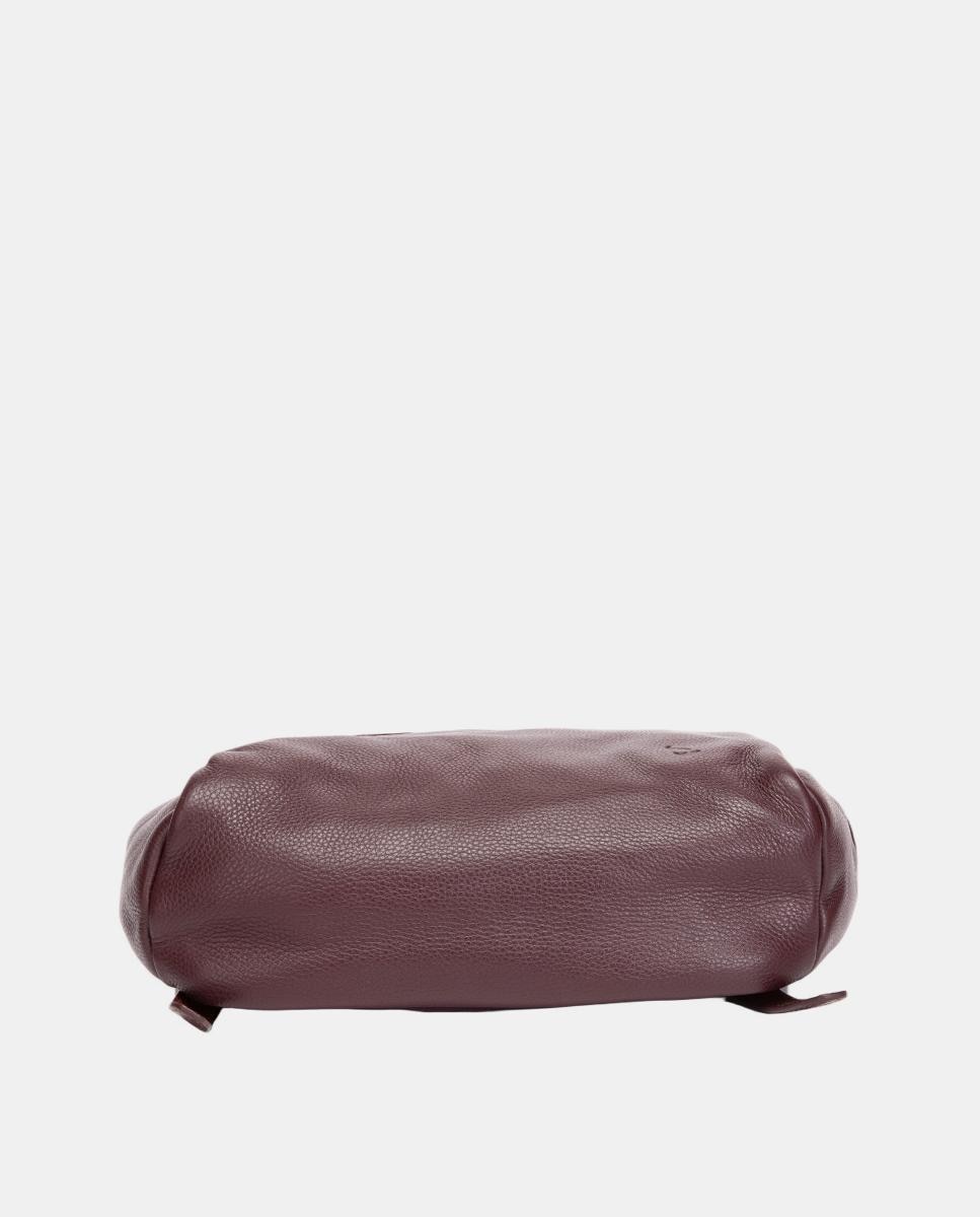 Mochila Freedom em Pele e Croute Bordeaux-3