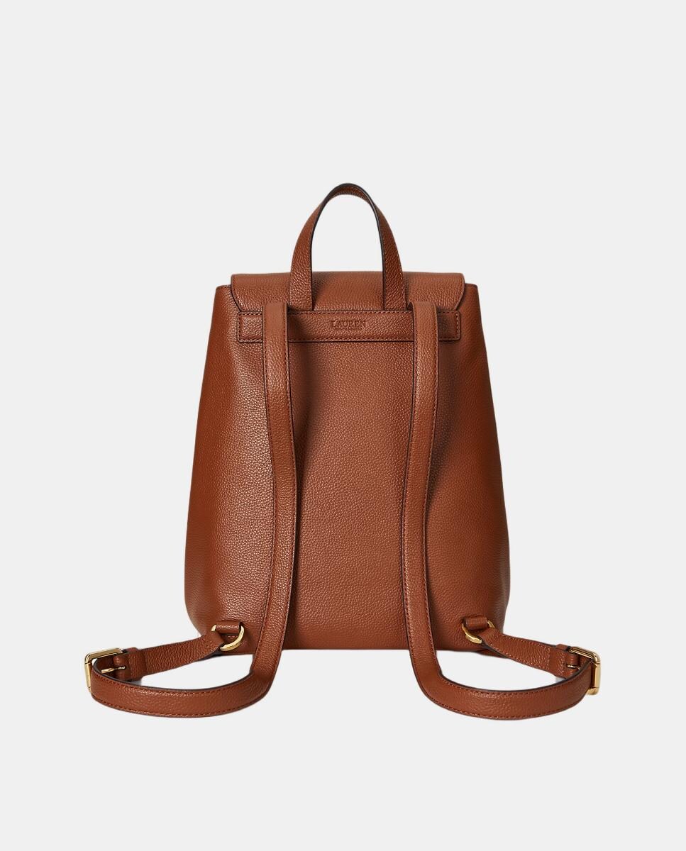 Mochila Cameryn Média em Pele Camel-4