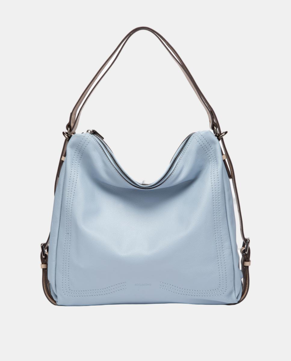 Imagem 0 de Mala Multifunções em Pele com Alças em Contraste