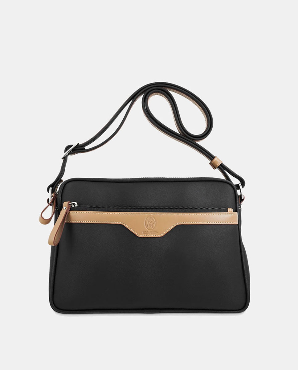 Bolso Crossbody color - El Potro - Negro Negro-1