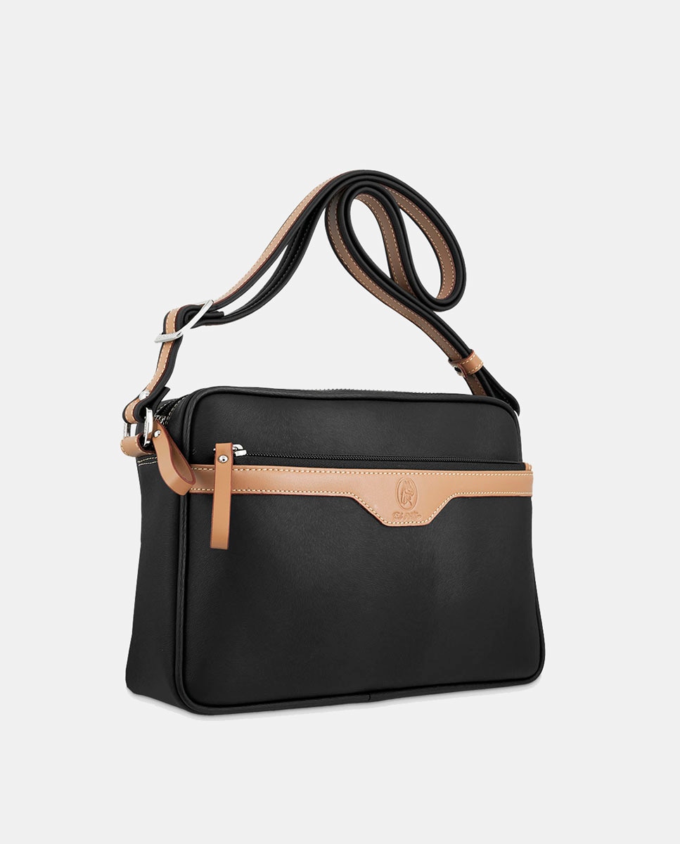 Bolso Crossbody color - El Potro - Negro Negro-2