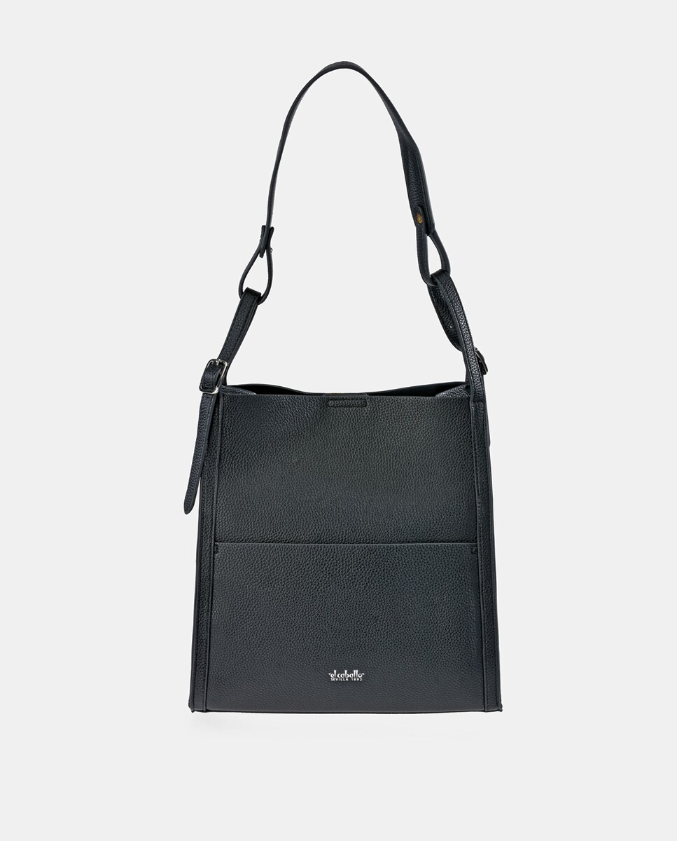 Bolso Tote Bolso Caballo Marca EL CABALLO Bolso Shopping Doble Asa Para  Mujer Calidad Lona- Piel