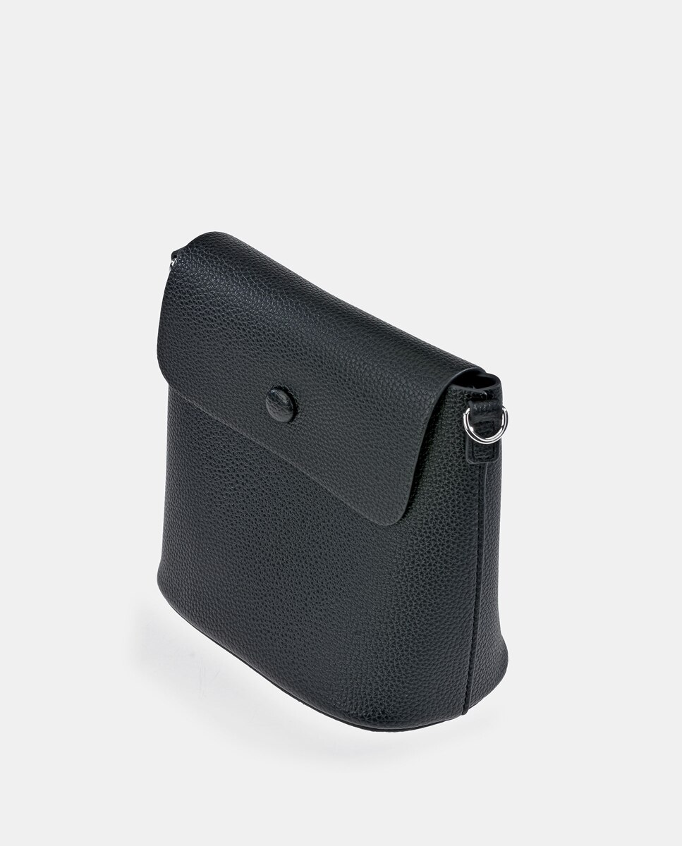 Mala Shopper em Pele Sintética - Preto Preto-5