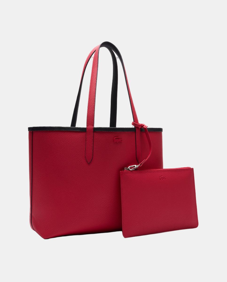 Mala Shopper Reversível com Logótipo Metálico - Castanho Azul-marinho-5