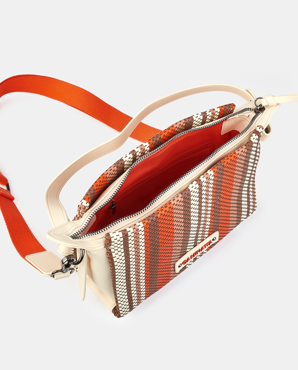 Mala Crossbody com Logótipo Camel-3