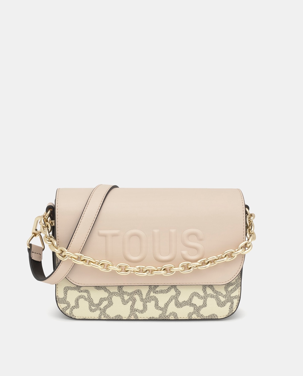 Mala a Tiracolo Média com Fecho Metálico e Aba Preto-1