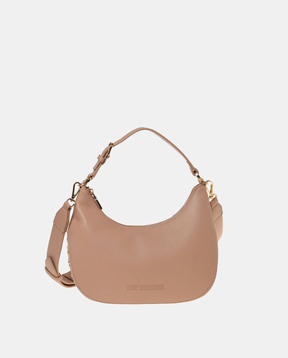 Mala com Alça de Tiracolo Amovível Creme-1