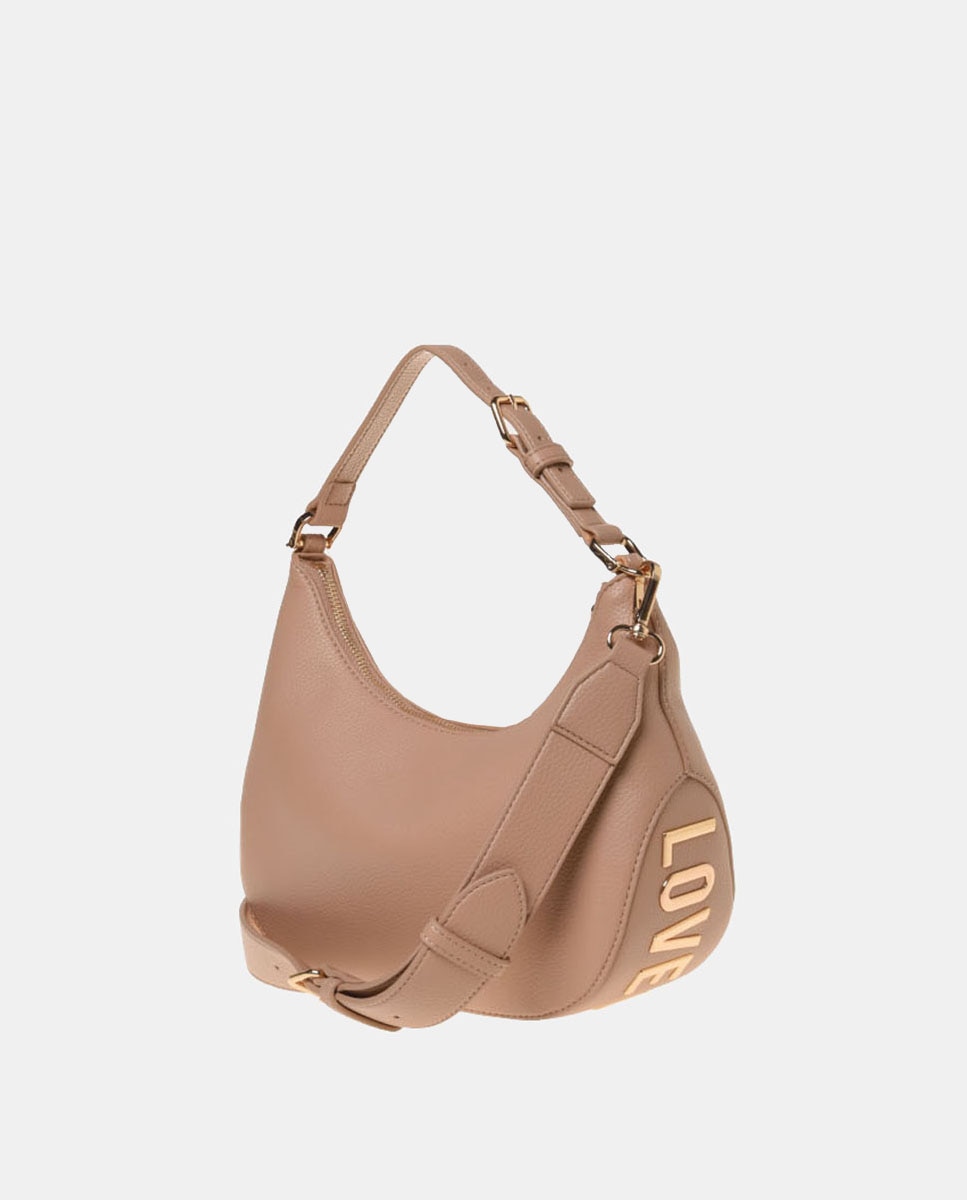 Mala com Alça de Tiracolo Amovível Creme-2