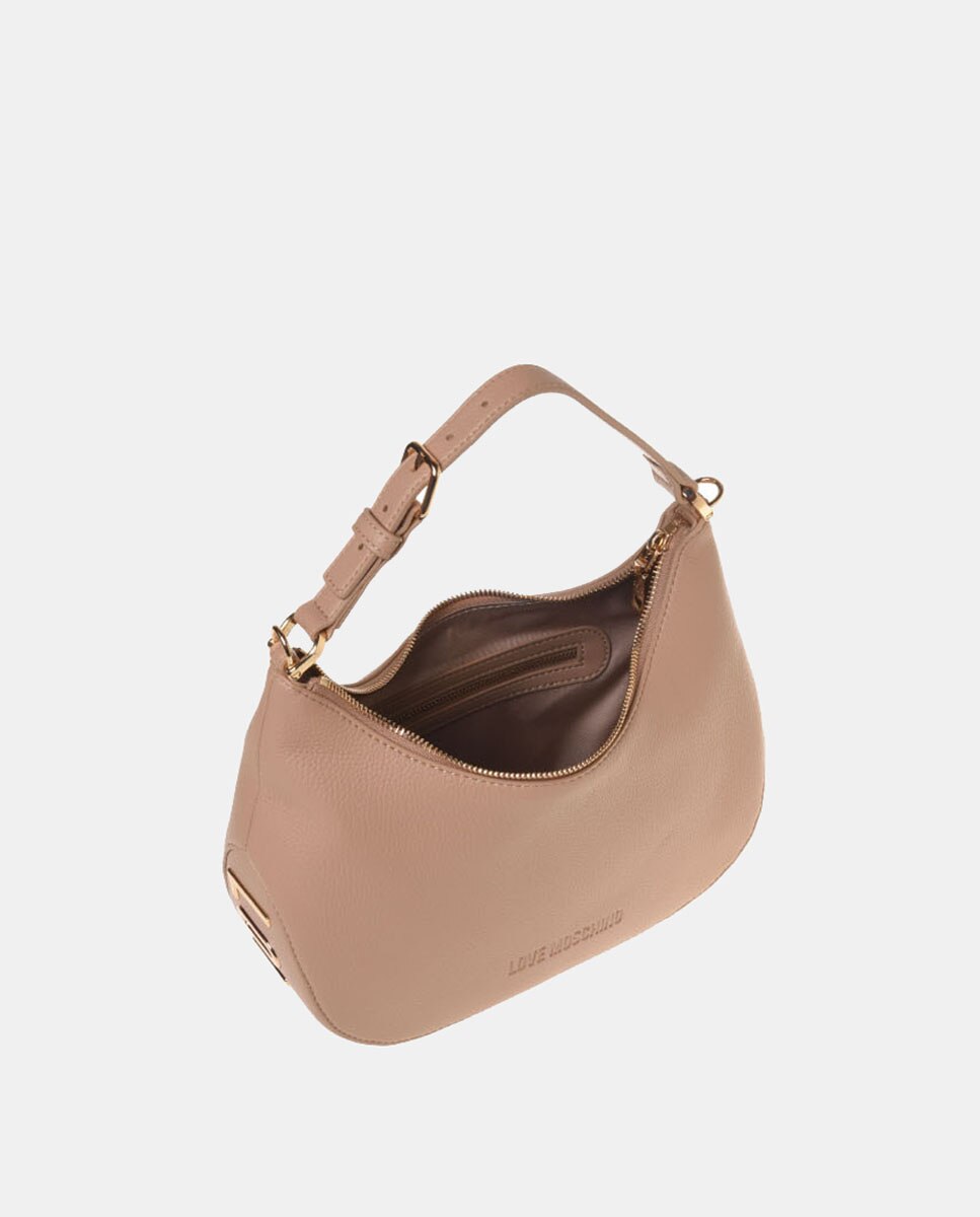 Mala com Alça de Tiracolo Amovível Creme-3