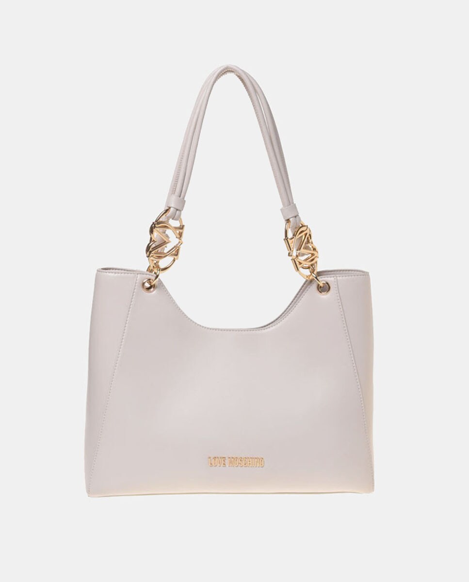 Mala com Fecho de Botão Magnético Cru-1