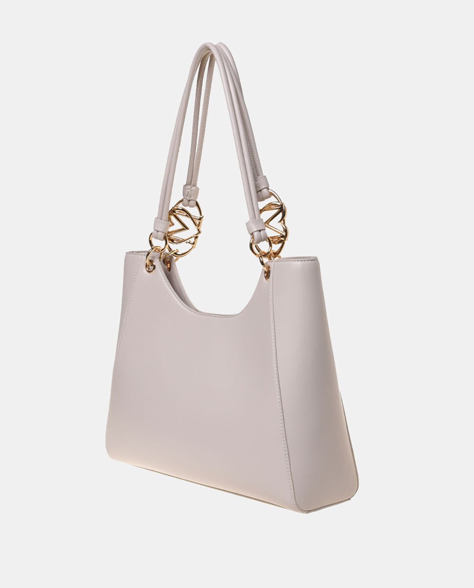 Mala com Fecho de Botão Magnético Cru-2