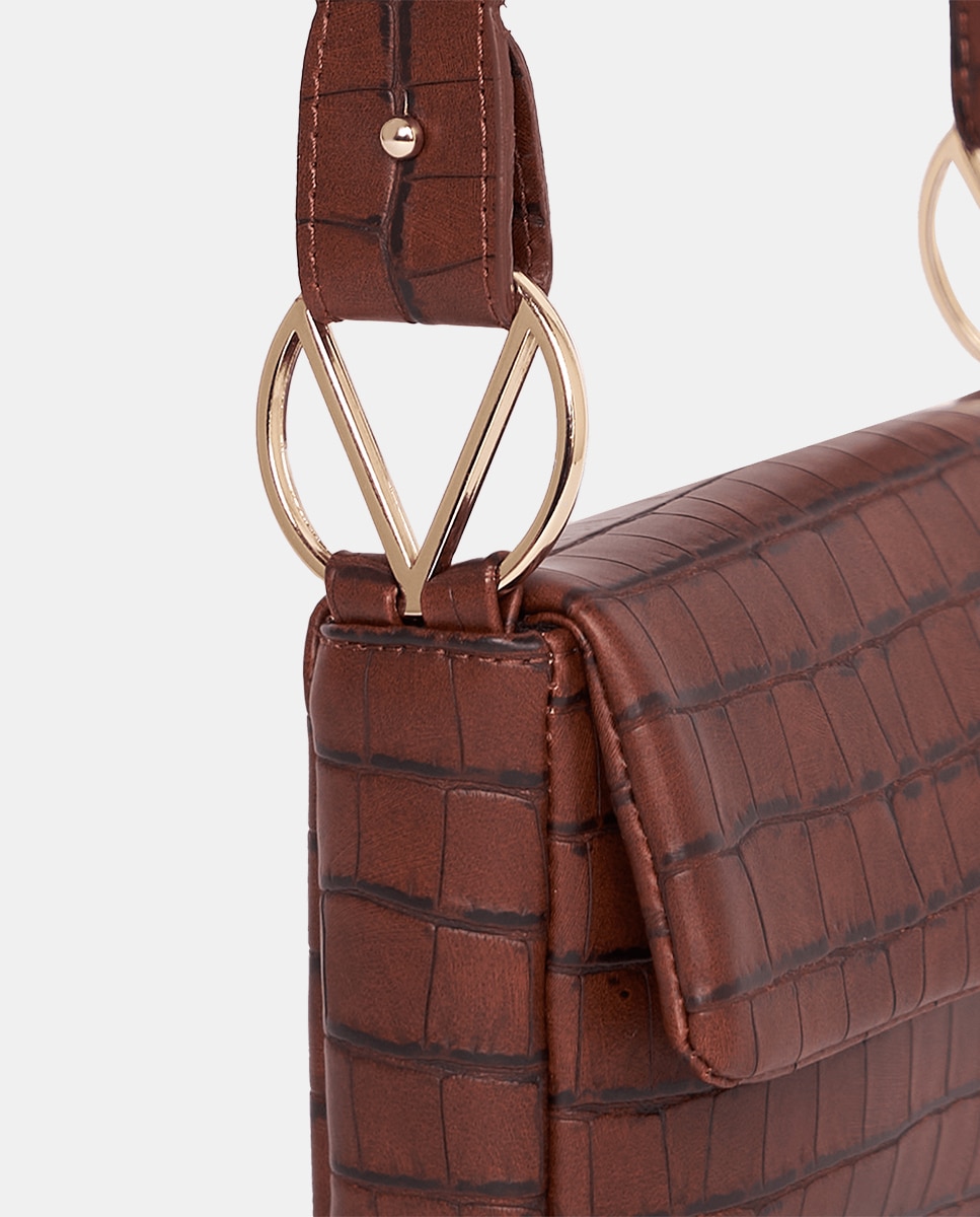 Mala Cruzada Ajustável Modelo ALE Castanho-3