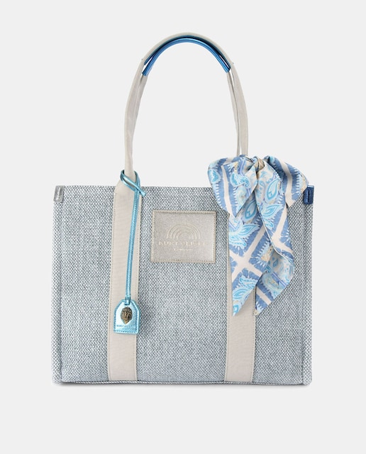 Imagem 0 de Mala Tipo Tote Southbank Grande de Ráfia - Azul