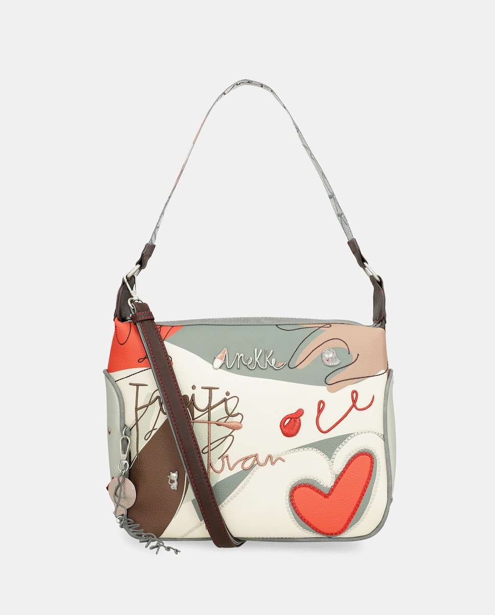 Bolso Grande De Hombro Con Bandolera Tribe