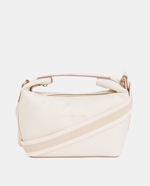 Imagen 0 de Bolso estilo bandolera con asa en color blanco