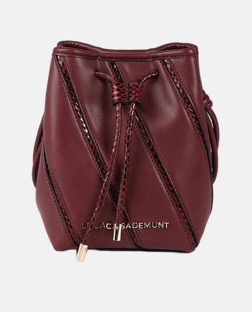 Imagen 0 de Bandolera piezas con detalles en efecto piel serpiente