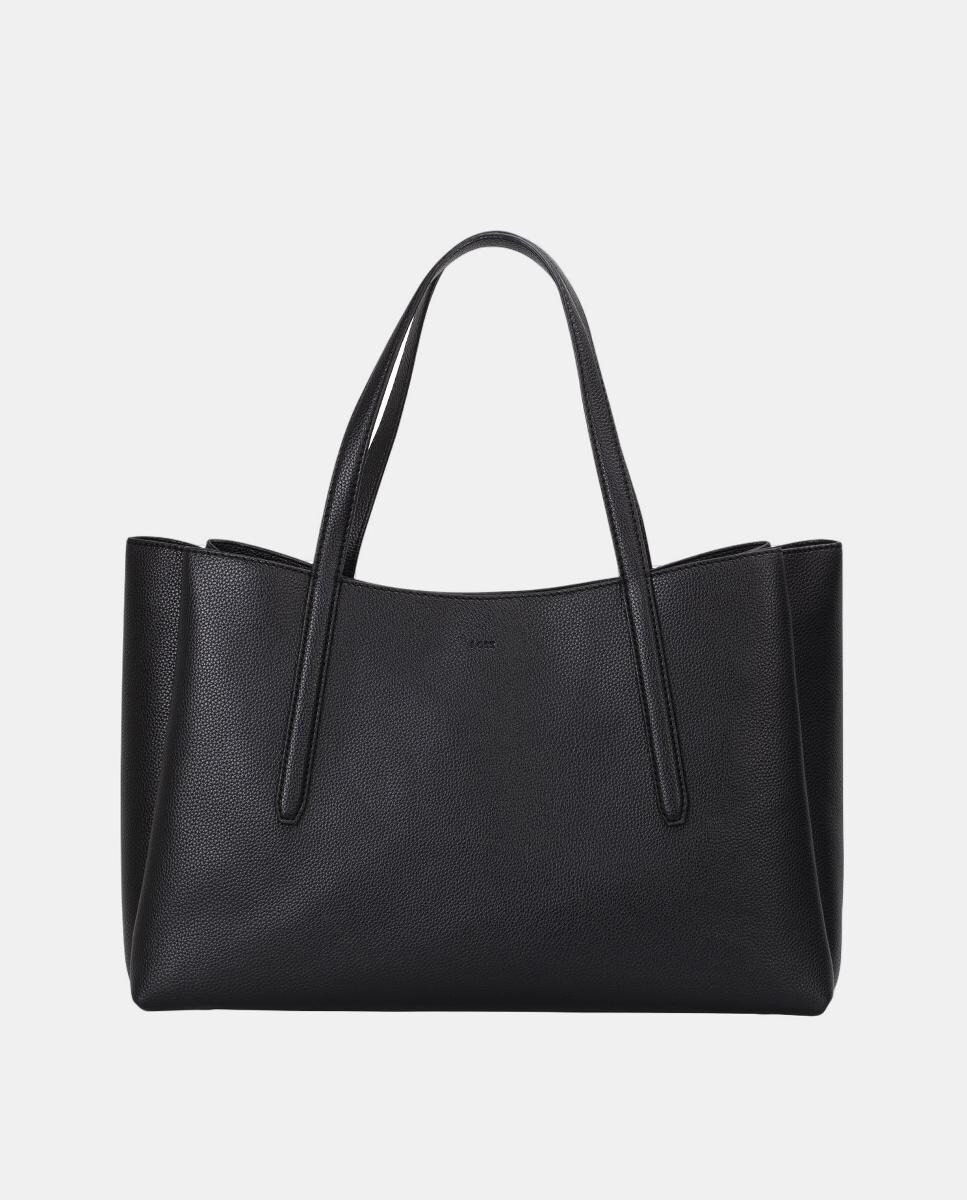 Mala Shopper com Abertura Preto-2