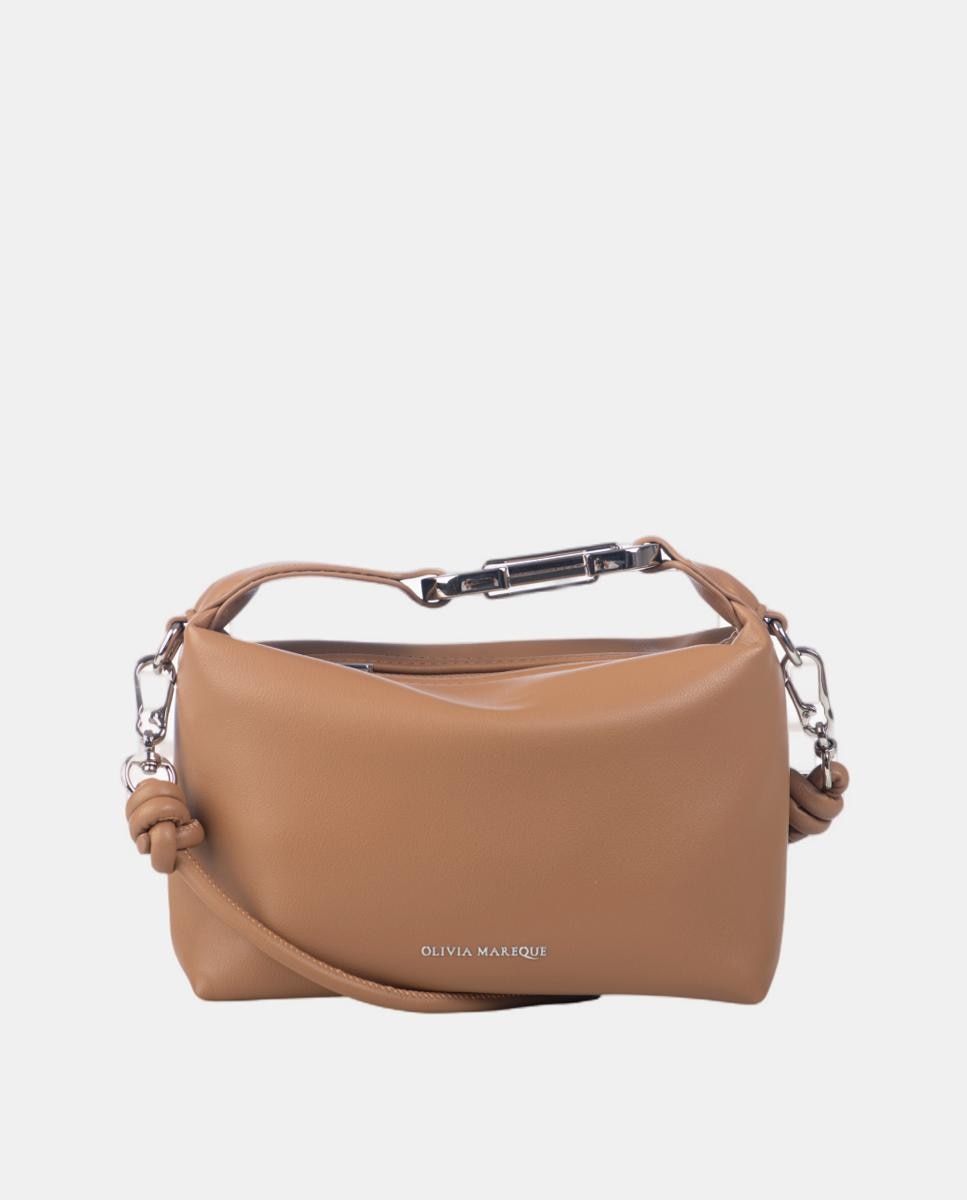 Mala Mini Modelo Kenza Castanho-1